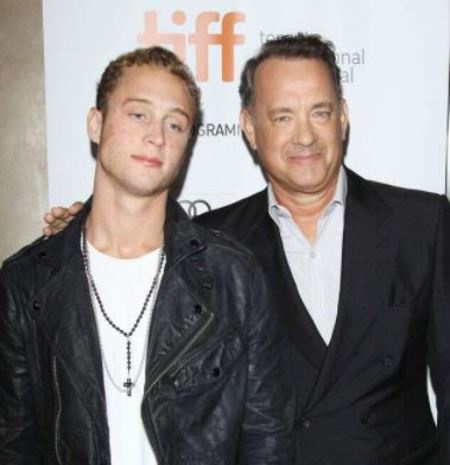   Micaías Hanks' father, Chet Hanks with his father, Tom Hanks