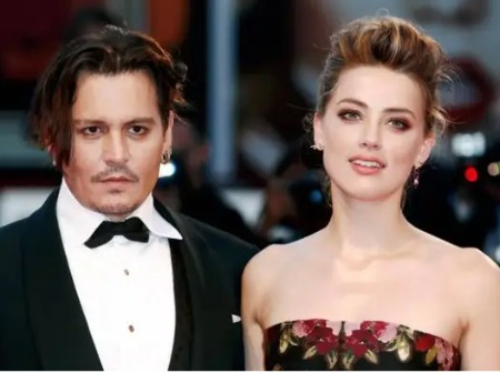   Johnny Depp y Amber Heard