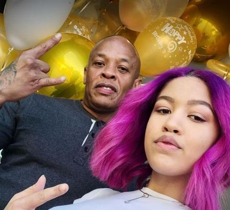   Wirklich jung mit ihrem Vater Dr. Dre