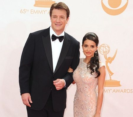   Nathan Fillion et l'actrice Mikaela Hoover