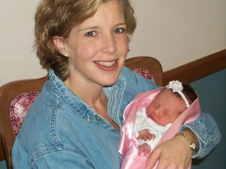   Último Todd Beamer's wife Lisa Beamer with their third child Morgan Kay Beamer.