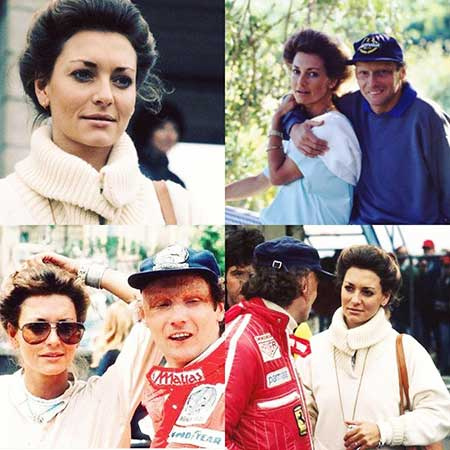   Marlene Knaus e seu ex-marido, Niki Lauda