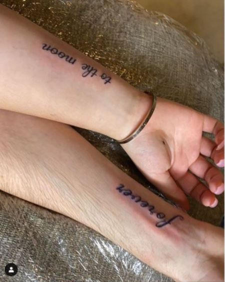  Danielle und Mikey bekamen entsprechende Tattoos