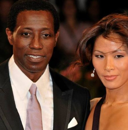   abril dubois' former husband Wesley Snipes His Wife Nakyung Park.