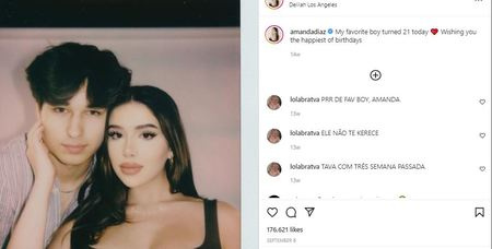   La modelo de Instagram Amanda Diaz confirmó su relación con Kio Cyr en septiembre de 2021.